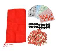 Glixoft Russian Lotto Board Games Bingo Chips Numbers Games Diy Board Game Pieces Loto Souvenirs Board for Traditional Holiday Games