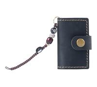 Glixoft Tiny Leather Notebook Travel Pocket Notepad Portable Steno Book Vintage Small Journal for Office School Writing Plan Memo