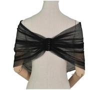 Glixoft Tulle Sheer Wrap Off the Shoulder Stole Elegant Wedding Shawl for Evening Prom Opera Banquets Party Bridal Dress