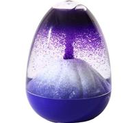 Glixoft Volcano Eruption Egg Liquid Motion with Base Mini Ornament Calming Sensory Soothing Sand