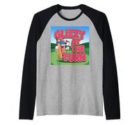 Glizzy at The Turn Funny Golf Design Raglan Baseball Tee