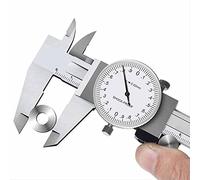 GLJTUO 0-150/200Mm Metric Gauge Measuring Tool Dial Vernier Caliper Shock-Proof Vernier Caliper 0.02Mm,L