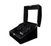 GLJTUO 4+6 Automatic Watch Winder Mechanical Watch Automatic Winding Box PU Leather with Silent Motor, Lock and Key Suitable for Ladies and Men's Watch