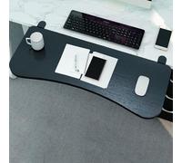 GLJTUO Adjustable 90° Folding Desk Extension Tray - Keyboard Slide-Out Shelf For Extra Space Armrest Clamp Mount Wrist Support Elbow Pad For Ergonomic Comfort.