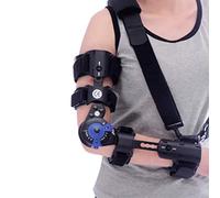 GLJTUO Adjustable Elbow Joint Support, Elbow Orthosis Steel Bar Support Reinforcement Arm Fixed The Brace,Left,Left
