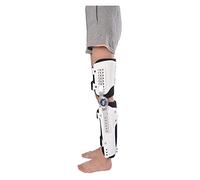 GLJTUO Adjustable Hinged Leg Knee Brace Hinged Immobilizer For Ligament Injury Orthosis Stabilizer,No Strap