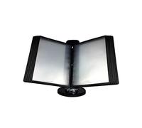 GLJTUO Adjustable Wall Mounted File Holder And Display Stand For Desktop Or Wall Flip File Nizer With Tilt Adjustment,