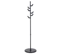 GLJTUO Coat Rack Freestanding Industrial Coat Stand Rack Heavy Duty Display Stand With Hooks For Entryway Living Room Hall Tree Coat Rack Stand