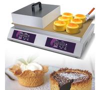 GLJTUO Commercial Non-Stick Souffle Machine,Electric Muffin Maker,Souffle Machine,60-240掳C Temperature Control,For Restaurants, Bakeries, Dessert Shops,2Heads,2Heads