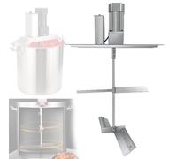 GLJTUO Electric Mixer Machine,Automatic Food Mixer - Large Capacity Pot Agitator for Chocolate Paste, Heat Mixing Machine with Adjustable Stirring Speed for Restaurants and Cook,40L