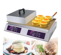 GLJTUO Electric Pancake Maker With Adjustable Temperature And Time, Non-Stick Surface For Commercial Or Home Use