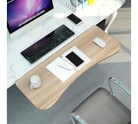 GLJTUO Foldable Desk Exte With Floating Keyboard Tray Cesaving Computer Elbow Arm Support For Home Office Study And Workperfect For Ergonomic Comfort And Efficiency,Walnut-65 * 25 CM