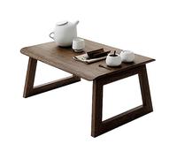 GLJTUO Japanese-Style Folding Table - Low Tea/Dining/Study/Coffee/Computer Desk Versatile Bay Window Leisure Table Compact Size B-80X50X35Cm For Small Spaces,A80X50X30Cm,A-70X40X25Cm