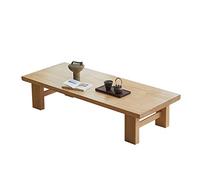 GLJTUO Japanese Style Solid Wood Coffee Table For Small House Bedroom Balcony Zen Kang Table,A100X60X38Cm,B-100X60X38Cm