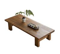 GLJTUO Japanese Style Solid Wood Coffee Table For Small House Bedroom Balcony Zen Kang Table,A100X60X38Cm,A-120X60X38Cm