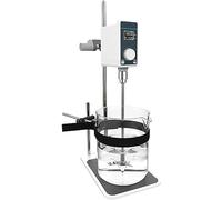 GLJTUO Magnetic Stirrer Magnetic Mixer LCD Digital Mixer Lab Electric Stirrer Digital Display Overhead Stirrer Adjustable Height Lab Equipment Hot Plate Magnetic Stir Plate,1-OS15Pro