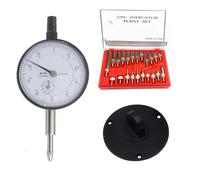 GLJTUO Micrometer, Dial Indicator 0-10Mm Lug Back Test Gauge And 22Pcs M2.5 Anvil Point Set Thread 2.5Mm,10mm dial indicator-1