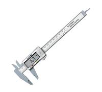 GLJTUO Micrometer, Electronic Gauge Micrometer 100Mm Ruler Digital 150Mm Caliper Digital Measuring Vernier Caliper Fiber Tool Dial Carbon,Digital Silver-1