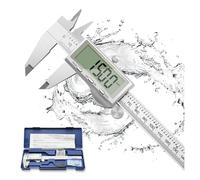 GLJTUO Micrometer, High Precision Stainless Steel Electronic Digital Vernier Calipers Measuring Tool 150Mm/200Mm/300Mm With Large Lcd Screen,200MM-1