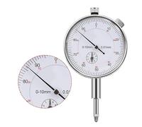 GLJTUO Micrometer, Precision Tool 0-10Mm Dial Indicator Gauge Accuracy Dial Test Measurement Instrument Tools Dial Gauge Micrometer,