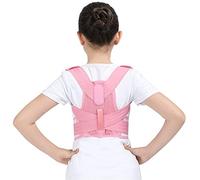 GLJTUO Posture Corrector Back Posture Corrector Brace Bupport Belt Adjustable Orthopedic Corset for Children Spine Back Lumbar Shoulder Braces Easy to Use Back Posture,Pink-Medium,Pink-Medium