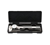 GLJTUO Shock-Proof Stainless Steel Precision Vernier Caliper Metric Micrometer Gauge Measuring Tool Dial Caliper 0-150Mm/0.02Mm Caliper,
