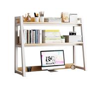 GLJTUO Small Desktop Bookshelf - Expandable Desktop Storage Organizer, Multipurpose Countertop Hutch Bookshelf, Diy Desktop Organizer Bookshelf, Extendable Desktop Bookshelf, For Bed,C-75 * 32 * 90cm