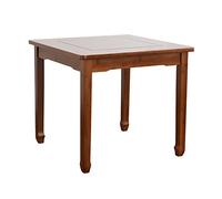 GLJTUO Square Coffee Table, Simple Solid Wood Household Dining Desk, For Small Apartment Living Room, Bedroom,Balcony