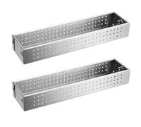 GLJTUO Stainless Steel Kitchen Drawer - Utensil Holder & Cutlery Tray, Dishwasher Safe Silverware Basket, Flatware Storage Box for Home & Kitchen Use (A),A