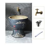 GLJTUO Stainless Steel Undermount Kitchen Sink - Round Single Bowl Mini Sink for Bar or Balcony - Compact and Durable Design for Small Spaces,E-2