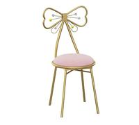 GLJTUO Vanity Stool, Vanity Stools for Makeup Room, Round Ottoman Foot Stool, Velvet Footrest Vanity Chair for Bathroom Vanity, Bedroom, Living Room, Entryway, Offices