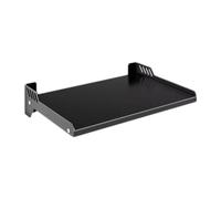 GLJTUO Wall Mount Microwave Shelf - Heavy-Duty Carbon Steel Kitchen Commercial Wall-Mounted rage Rack for Kitchen Bathroom Bedroom Pantry - Space-Saving Solution