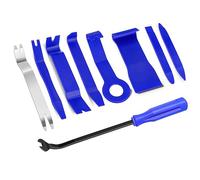 GLK Car Door Clip Panel Trim Removal Tool Kits Pry Tool for Car Dash Radio 9pcs blue
