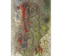 GLKFWVX Famous Joan Miro Exhibition Posters The Kiss Wall Art Surrealism Canvas Painting Miro Prints Joan Miro Pictures For Home Decor 50X70cmX1 No Frame