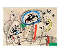 GLKFWVX Famous Joan Miro Posters Sketch Wall Art Abstract Exhibition Canvas Painting Miro Prints Joan Miro Pictures For Home Decor 15X20cmX1 No Frame