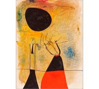 GLKFWVX Joan Miro Posters People Under The Sun Wall Art Surrealism Canvas Painting Miro Prints Joan Miro Pictures For Home Decor 40X60cmX1 No Frame