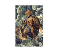 GLKISGFQ Ares God Poster Canvas Poster Wall Art Decor Print Picture Paintings for Living Room Bedroom Decoration 08x12inch(20x30cm)