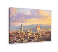 GLKISGFQ Florence Cathedral Poster Canvas Poster Bedroom Decor Landscape Office Room Decor Gift 12x18inch(30x45cm)
