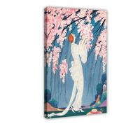 GLKISGFQ Helen Dryden Sakura Poster Canvas Poster Bedroom Decor Landscape Office Room Decor Gift 12x18inch(30x45cm)