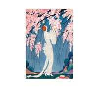 GLKISGFQ Helen Dryden Sakura Poster Canvas Poster Bedroom Decor Landscape Office Room Decor Gift 20x30inch(50x75cm)