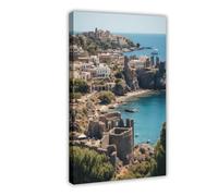 GLKISGFQ Rhodes Island, Greece Poster Canvas Poster Wall Art Decor Print Picture Paintings for Living Room Bedroom Decoration 16x24inch(40x60cm)