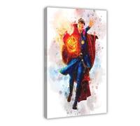 GLKISGFQ Superhero Doctor Strange Canvas Poster Wall Art Decor Print Picture Paintings for Living Room Bedroom Decoration 12x18inch(30x45cm)