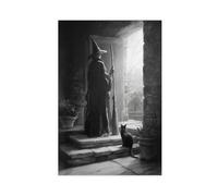 GLKISGFQ The Witch at The Door Poster Canvas Poster Bedroom Decor Landscape Office Room Decor Gift 24x36inch(60x90cm)