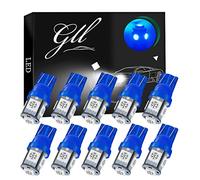 GLL 10 Pcs T10 W5W 501 LED Bulbs Blue 24V Truck 5050 5SMD 60LM 7000K