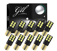 GLL T10 LED Bulbs 501 LED Bulbs 3030 12SMD 460 Lumens 6500K for Car LED Bulbs Side Light Bulbs (Pack of 10)
