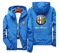 GLLUSA Men's Hoodie Jacket Sweatshirt for Al-fa Ro.meo Print Hoodies Casual Sweater Long Sleeve Zip Hoody Sport Cardigan Tops Black||S
