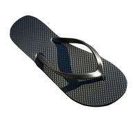 GLMDKAI Slim Flip Flops for Women and Men, Shower Flat Sandals for Summer Bathroom Beach Pool, Ultra Lightweight Basic Thongs Rubber Soft Slide Slip-on Shoes, Flip Black, 6-7 Women/4-5 Men