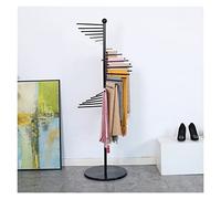 GLMGBP Freestanding Metal Scarf Holder Display Rack, Large Capacity Silk Scarf Display Stand Rack, Belt Shawl Hanger Hijab Organizer for Clothing Store Commercial Home, Space Saving Shelves