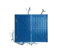 GLMGBP Swinging doors,saloon doors, Swinging Cafe Doors, saloon style doors,swinging doors for kitchen, for Kitchen Shop Entrance Partition Pub,with Stainless Steel Hinges (Color : A, Size : W1