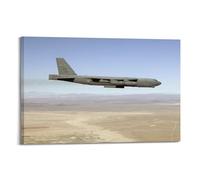 GLMHOK Military Fighter Aircraft Poster B-52 Stratofortress Bomber Aircraft Decorative Painting Canvas Poster 12x18inch(30x45cm)